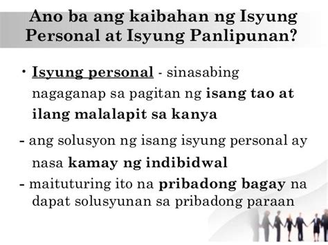isyung personal at isyung panlipunan|Isyung Personal: Kahulugan At Mga Halimbawa Nito.